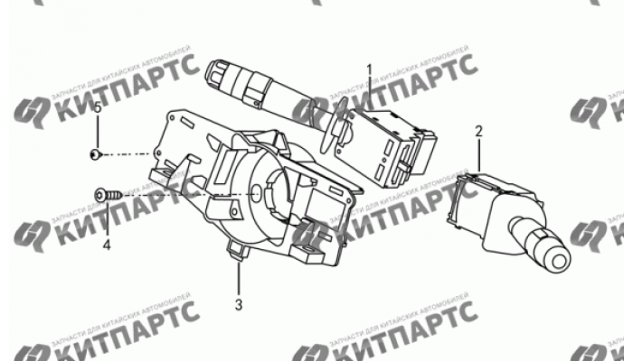 Подрулевые переключатели Dong Feng S30