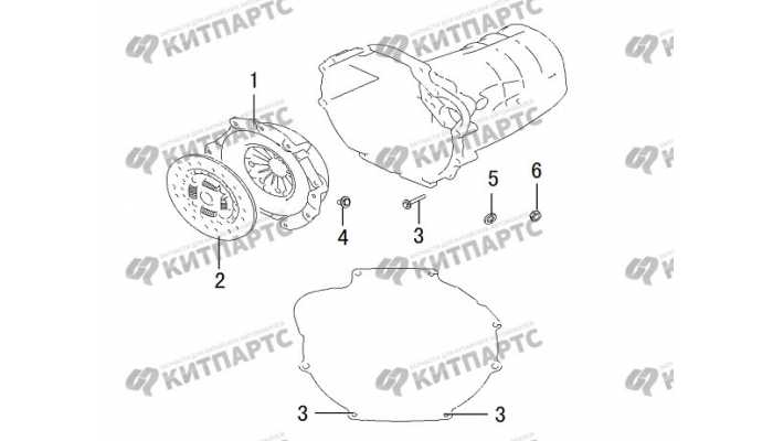 Сцепление Great Wall DW Hower H5