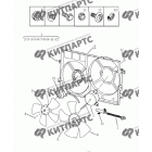 Вентилятор радиатора охлаждения (двойной)